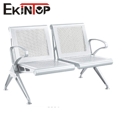 2-Sitze- Wartestuhl-Stahlkunstleder-Material für Krankenhaus Soem-ODM