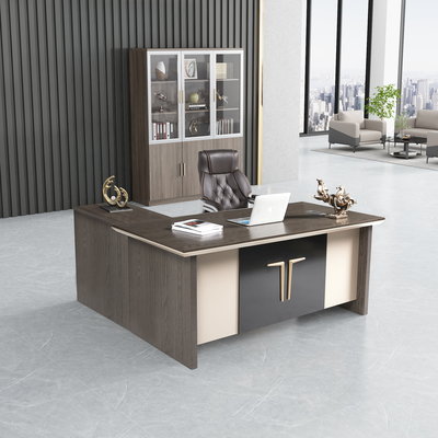 Luxusexekutivschreibtisch mit Fach-Möbeln hölzernes 160cm×80cm×76cm