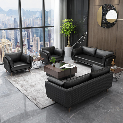 Nordisches modernes Büro-Sofa Convertible Extendable Modular Lambswool-Material