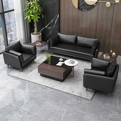 Nordisches modernes Büro-Sofa Convertible Extendable Modular Lambswool-Material