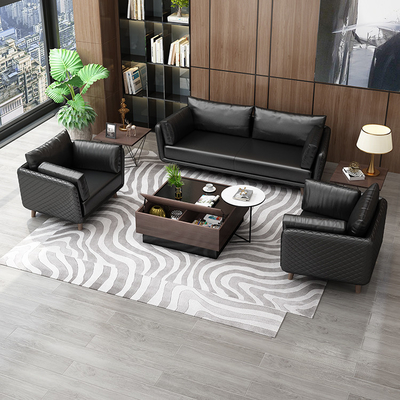 Nordisches modernes Büro-Sofa Convertible Extendable Modular Lambswool-Material