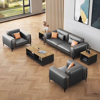 Modulares Aufnahme-Sofa Set For Office Use-Krankenhaus-Kunstleder-Material