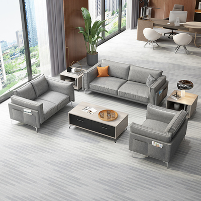 Modernes bequemes modernes Sofa For Office Reception Fabric materielles Soem