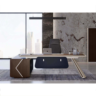 Melamin Büroarbeiten-Schreibtisch-Möbel für CEO Office Room Mehrzweck