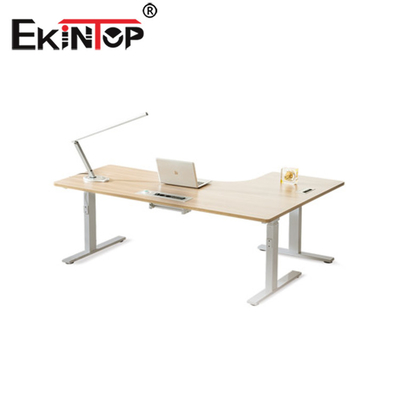 L formen ergonomisches stehendes Arbeitsplatz elektrisches justierbares ODM