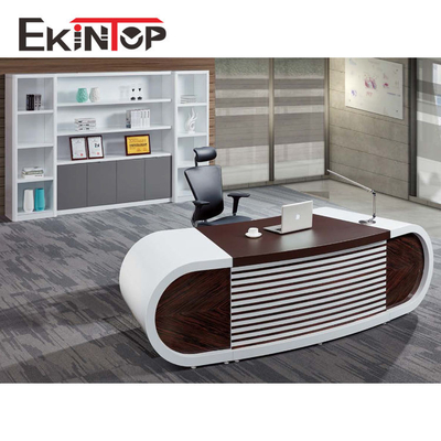 Moderne Exekutivcomputer-Tabelle, Büro-Möbel-Schreibtisch 2400x2055x750mm