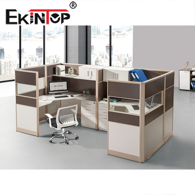 Moderne 4 Personen-Büro-Arbeitsplatz-modulare Multifunktions für Schulwerkstatt