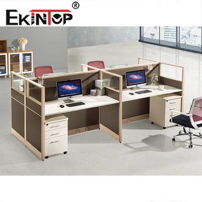 Moderne 4 Personen-Büro-Arbeitsplatz-modulare Multifunktions für Schulwerkstatt