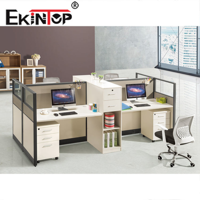Moderne 4 Personen-Büro-Arbeitsplatz-modulare Multifunktions für Schulwerkstatt