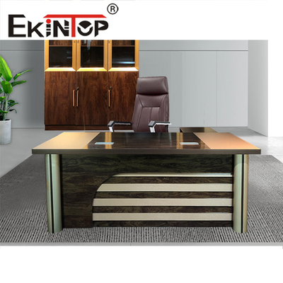 Moderner einfacher High-End-Büro-Schreibtisch-Möbel-Doppelsäulen-modularer Schreibtisch
