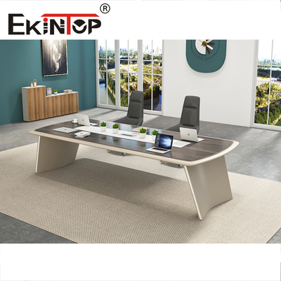 Kratzfester Büro-Konferenztisch Melaminplatte Tischplatte Moderner Besprechungstisch