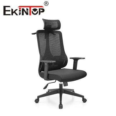 Schwarze hohe hintere ergonomische hohe Rückseite Mesh Office Chair With Headrest