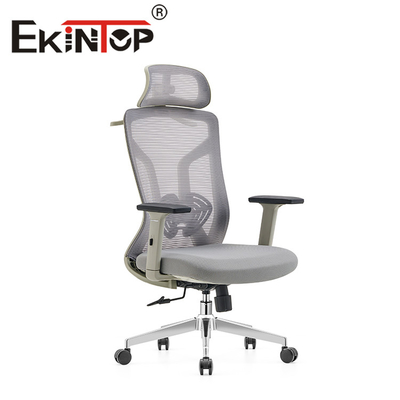 Hoher hinterer leitende Stellungs-Stuhl Gray Ergonomic Adjustable Mesh Chairs