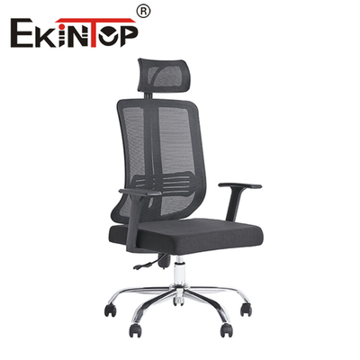 Bürostuhl mit hoher Rückenlehne, Mesh-Stuhl, 360 drehbar, Ergonomie mit verschiedenen Funktionen
