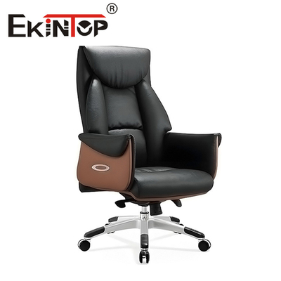 Ekintop-Büro-Lederstuhl-justierbarer Schwenker-modernes Art Soem-ODM