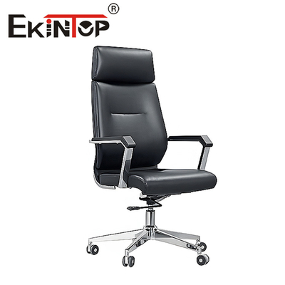 Justierbares echtes ledernes Büro-Stuhl-ergonomisches modernes Art Soem