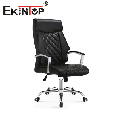 Drehbarer Bürostuhl aus Leder PU-Lederstuhl Eleganter Stuhl