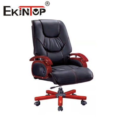 Chef-Gas Lift Leather-Stuhl PU füllte Seat-Manager Office Furniture auf