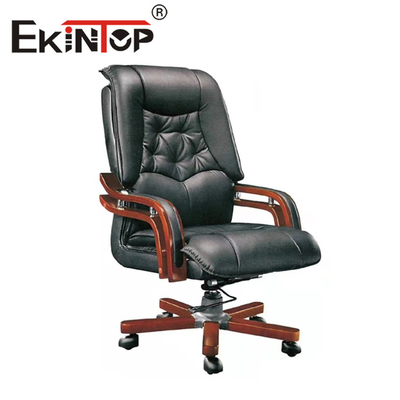 Ergonomischer Lederstuhl-hohe Rückseite Büro-Möbel PUs bequem für Chef