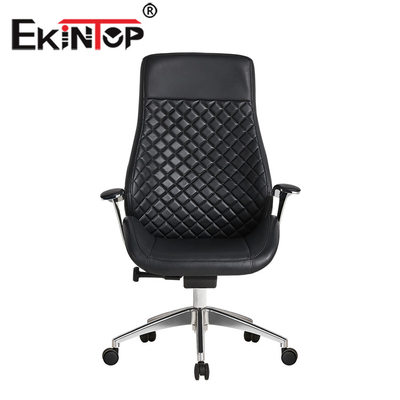 China-Hersteller-Comfortable Leather Chair hoher hinterer PU-Schwenker-leitende Stellungs-Stuhl