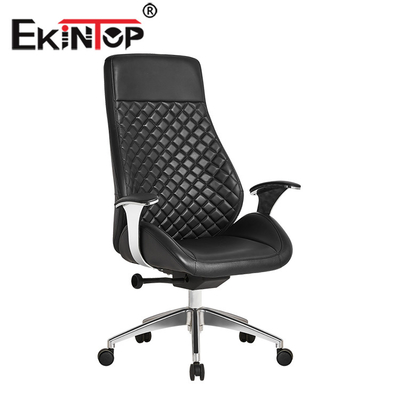 China-Hersteller-Comfortable Leather Chair hoher hinterer PU-Schwenker-leitende Stellungs-Stuhl
