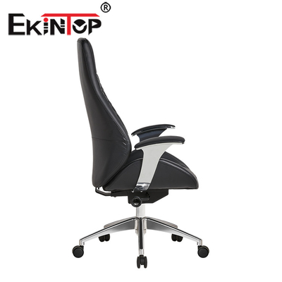 China-Hersteller-Comfortable Leather Chair hoher hinterer PU-Schwenker-leitende Stellungs-Stuhl