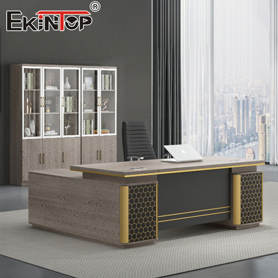 Wasserdichtes L formen Schreibtisch-Krippen-Chef-Office Furniture Solutions-Exekutivschreibtisch-Tabelle