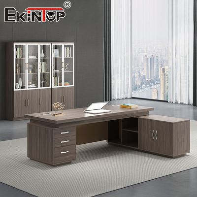 Handelsdauerhaftes langlebiges ergonomisches krippe CEOs L Shape Office Desk