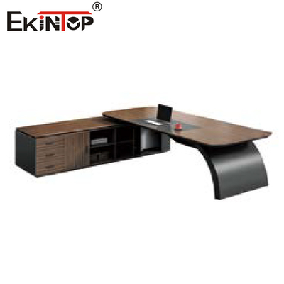 Kundengebundene feste hölzerne Büro-Möbel stellen modernen Art-Schreibtisch-CAB-Datei-Satz ein