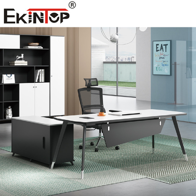 Moderner Art-Schreibtisch L formen Luxusexekutivschreibtisch für Büro-Möbel