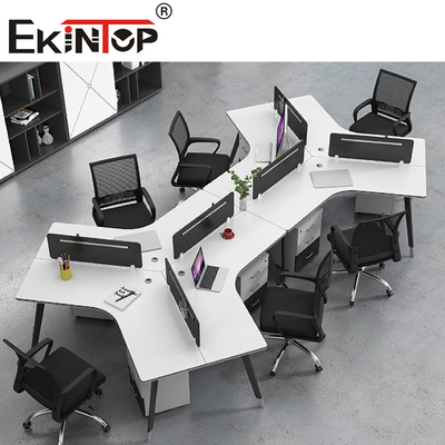 2 4 6 Menschen Büro-Fach-Zellen-Arbeitsplatz-moderne Konstruktionsbüro-Möbel