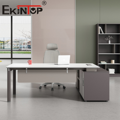 Ergonomischer Schreibtisch-hölzerne Computer-Tabelle für Hauptmöbel-Eisen