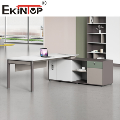 Ergonomischer Schreibtisch-hölzerne Computer-Tabelle für Hauptmöbel-Eisen