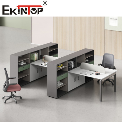 Abmontierbares Zellen-Büro-Arbeitsplatz-Fach, das Computer-Tabelle für Person 2-8 schreibt