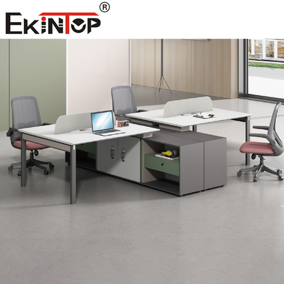 Abmontierbares Zellen-Büro-Arbeitsplatz-Fach, das Computer-Tabelle für Person 2-8 schreibt
