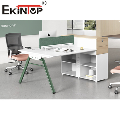 Weißer grüner modularer Büro-Arbeitsplatz für Handelsmöbel