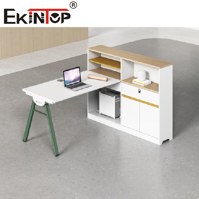 Weißer grüner modularer Büro-Arbeitsplatz für Handelsmöbel