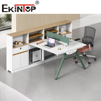 Weißer grüner modularer Büro-Arbeitsplatz für Handelsmöbel