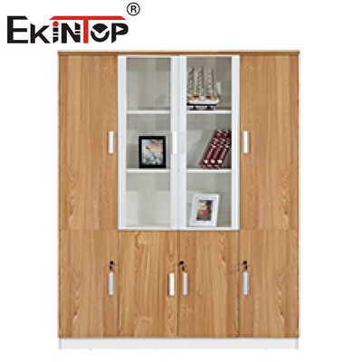 Hölzerne Büro-Speicher-Kabinette mit Fächern für Büro-Raum-Möbel