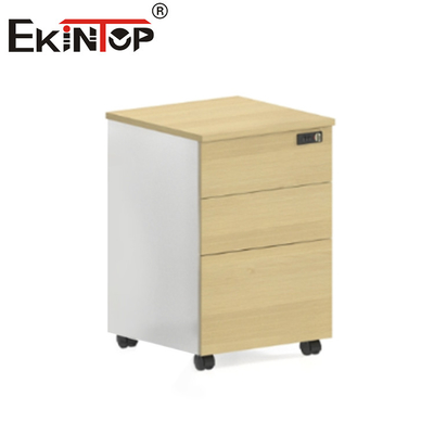 Holz 3 Fach-feuerfeste CAB-Datei-Wohnzimmer-Aktenschränke
