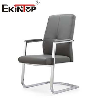 Ergonomischer Executive-Loungesessel aus gelbem Leder für den Innenbereich