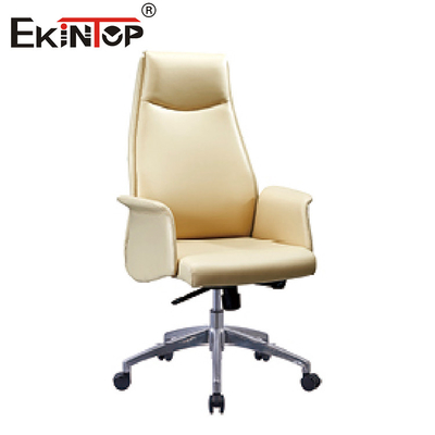 Moderne lederne bequeme ergonomische Büro-Chef-Chair-Edelstahl-Metallart