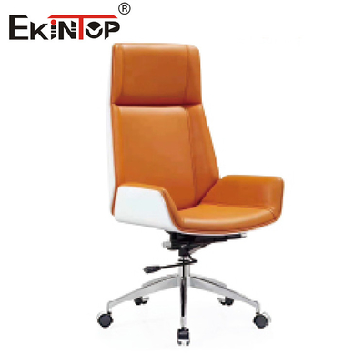 Moderner Karamell-Lederstuhl-moderne Büro-vollziehendmöbel
