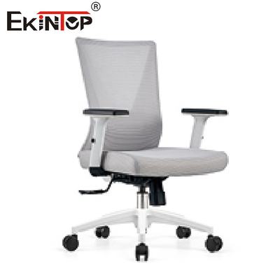 Blaue ergonomische Mesh Office Desk Chair With-Schwenkarme