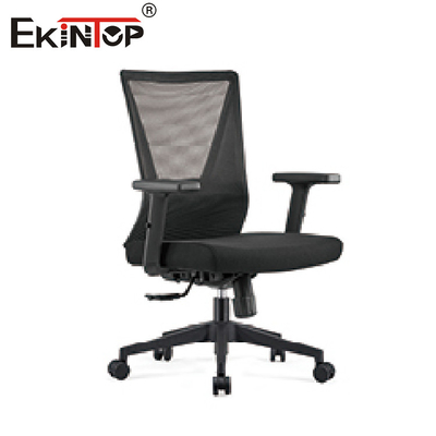 Blaue ergonomische Mesh Office Desk Chair With-Schwenkarme