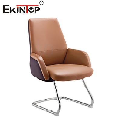 360 Schwenker-Brown-Leder-Büro-Stuhl-Höhe stellen auf CEO Office Furniture ein