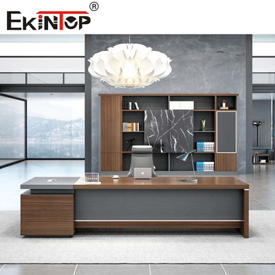 Gray Color Morden Office Furniture-Computertisch für Werbung
