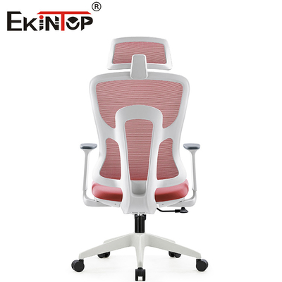 Roter ergonomischer Mesh Computer Chair With Backrest für Innenministerium-Möbel