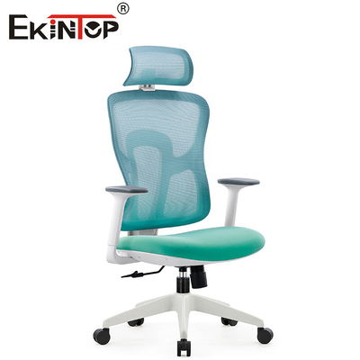 Hoher hinterer ergonomischer Büro-Mesh Chair Green Adjustable Height-Schwenker
