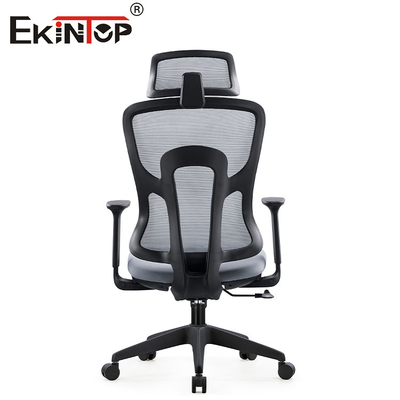 Gray Ergonomic Office Mesh Chair mit Rückenlehne für Komfort und Unterstützung